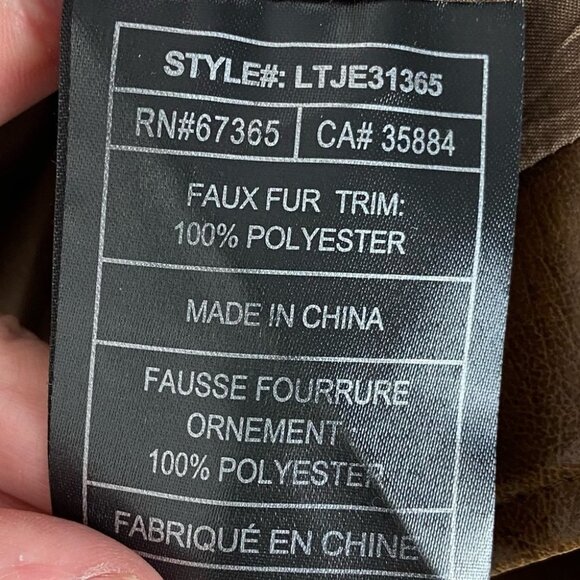 Revolve BB Dakota Faux Leather Sherpa Fleece Vest Size XS Bohemian Hippie Boho - Picture 8 of 13